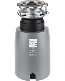 Kenmore 02270211 Disposer 1/2 Horsepower Garbage, Gray