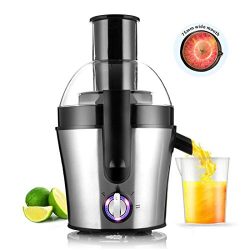 Fruit And Vegetable Juicer Juice Maker Stainless Steel Three Speed Centrifugal Juicer Extractor  ...