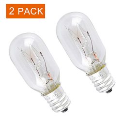 WE4M305 Dryer Light Bulb for General Electric/GE 120v 10watt (2 pack)