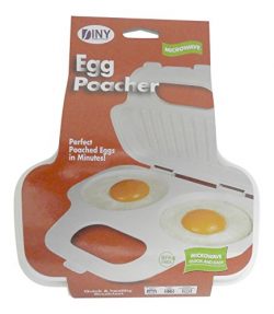 DINY Home & Style Microwave Egg Poacher BPA Free Perfect Poach Eggs in Minutes