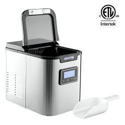 Gourmia GI500 Electric Countertop Ice Maker Machine – Compact and Portable – Digital ...