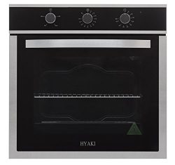 Hyaki 24″ Modern Style Stainless Steel Built in Electric Wall Oven 220V HYK-24WOX03