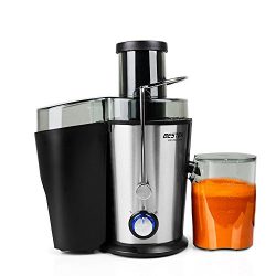 Juicer Machine, BESTEK Fruits Vegetables Juice Extractor with Juice Cup and Cleaning Brush, Stai ...