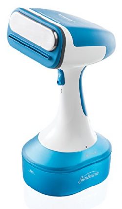 Sunbeam Handheld Garment Travel Steam Press for Clothes, Bedding, Fabric, Odor removing, Dust mi ...