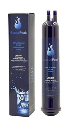 Glacial Peak Refrigerator water Filter Compatible with WhirlpoolandKenmore Series Fridge 4396841 ...