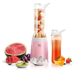 Smoothie Blender LINKChef Personal Blender 2 Tritan BPA-Free Travel Sport Bottles, Small Blender ...