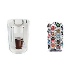 Keurig K-Select Coffee Maker, White and K-Cup Pod Carousel Coffee Machine Accessory, 36 Count, C ...