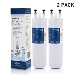 Crystala Water Filter Compatible for Frigidaire WF3CB Puresource3 refrigerator water filter Pack ...