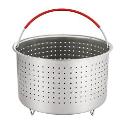 Aozita Steamer Basket for Instant Pot Accessories 5/6/8 Qt – Stainless Steel Steam Insert  ...