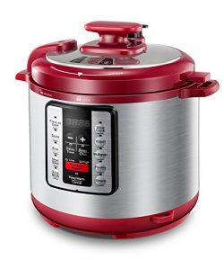 ICOOKPOT Electric Pressure Cooker 9-in-1 Programmable Pressure Cook, Slow Cooker, Saute, Yogurt  ...