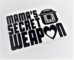 Mama’s Secret Weapon | Black Vinyl Instant Pot Decal