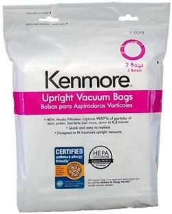 Kenmore 53293 Style O HEPA Vacuum Bags for Upright Vacuums, 2 pk