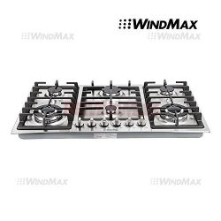 Ships From CA, USA WindMax® 34″ Stainless Steel 6 Burner Built In Stoves NG LPG Gas Cookto ...