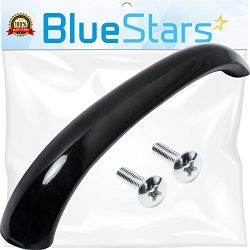 Ultra Durable 5304477398 Black Metal Door Handle with Screws Replacement Part by Blue Stars R ...