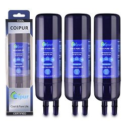 Coipur Refrigerator Water Filter for Pur Filter 1 Kenmore 46-9930(3 PCS,blue)