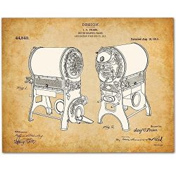 Coffee Roaster – 11×14 Unframed Patent Print – Great Gift for Coffee Lovers Cof ...
