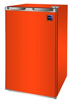 RCA RFR321-FR320/8 IGLOO Mini Refrigerator, 3.2 Cu Ft Fridge, Orange