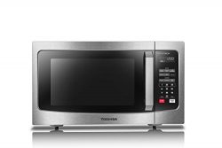 Toshiba EM245A5C-SS Microwave Oven with Inverter Technology, LCD Display and Smart Sensor, 1.6 C ...