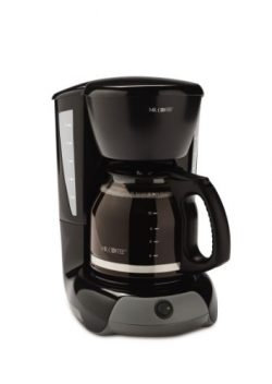 Mr. Coffee 12-Cup Switch Coffee Maker, Black