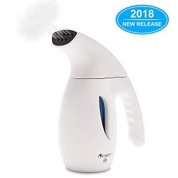 OKWINT Garment Steamer 180ml Portable Handheld Fabric Steamer Fast Heat-up Powerful Travel Garme ...