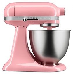 KitchenAid KSM3311XGU Artisan Mini Series Tilt-Head Stand Mixer, 3.5 quart, Guava Glaze