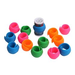 certainPL 8/16/24/32/40/48Pcs Peels Thread Spool Huggers for Sewing Machine to Prevent Thread Un ...