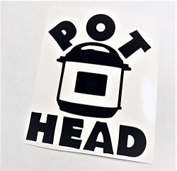 Pot Head | Instant Pot Premium Black Vinyl Decal