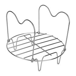 Lakatay Steamer Rack Trivet with Handles for Instant Pot/Electric Pressure Cookers 6Qt/8Qt