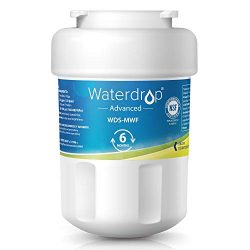 Waterdrop NSF 53&42 Certified MWF Refrigerator Water Filter Replacement for GE MWF, MWFP, MW ...