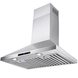 FIREBIRD New 30″ European Style Wall Mount Stainless Steel Range Hood Vent W/Touch Sensor  ...