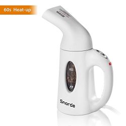 Snorda Steamer for Clothes Portable 120ml Travel Steamer No Hurt Clothing Handheld Garment Steam ...