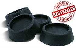 Super Silent Washer and Dryer Antivibration Pads – Best Washing Machine Stabilizer , Includes 4  ...