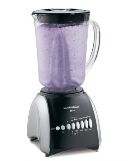 Hamilton Beach WaveMaker 10-Speed Blender with 48 oz Glass Jar, Black (50235)