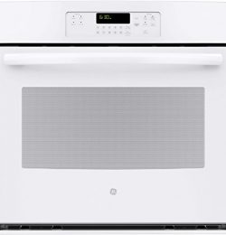 GE JT3000DFWW 30″ White Electric Single Wall Oven