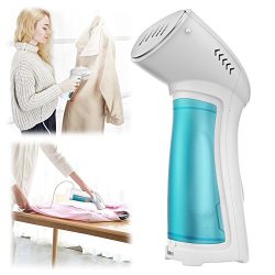 Bcway Travel Steamer, Vertical & Horizontal Ironing 25s Heat-Up Anti-drip Garment Steamer, M ...