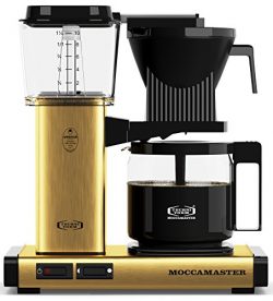 Technivorm Moccamaster 59163 Moccamaster Coffee Maker, 40 oz, Brushed Brass