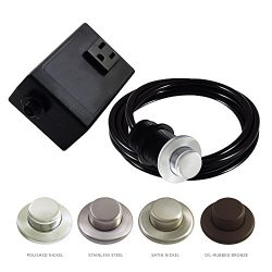 Single Outlet Garbage Disposal Raised Air Switch Kit (Oil-Rubbed Bronze) Available in 20+ Finish ...