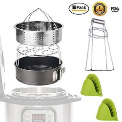 5 Pcs Premium Quality Instant Pot Accessories Set-Fits 5,6,8Qt Instant pot Pressure Cooker ̵ ...