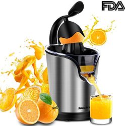 Electric Citrus Juicer Sowtech 2 in 1 Stainless Steel Squeezer Anti-drip Citrus Press for Squeez ...