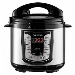 Gourmia GPC400 Smart Pot Electric Digital Multifunction Pressure Cooker with 13 Programmable Coo ...