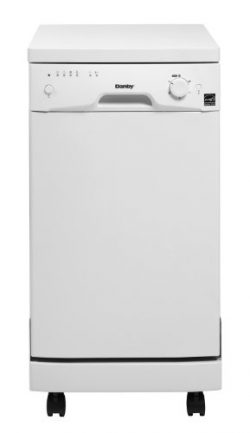 Danby DDW1801MWP Portable Dishwasher, White