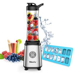 Personal Blender, Sboly Smoothie Blender Single Serve Small Blender for Juice Shakes and Smoothi ...