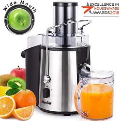 MUELLER Juicer Ultra 1100W Power, Easy Clean Juice Extractor Press Centrifugal Juicer Machine, W ...