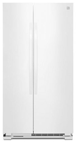 Kenmore 41172 25 cu. ft. Side-by-Side Refrigerator in White, includes delivery and hookup (Avail ...