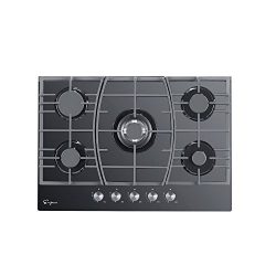 Empava 30″ Black Tempered Glass 5 Italy Sabaf Burners Stove Top Gas Cooktop EMPV-30GC918