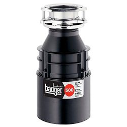 InSinkErator Badger 500 1/2 HP Continuous Feed Garbage Disposal w/Power Cord Accessory Kit