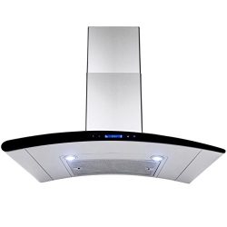 AKDY New 36″ European Style Wall Mount Stainless Steel Range Hood Vent Touch Control AZ-19 ...