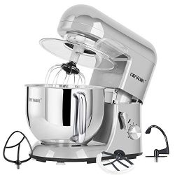 CHEFTRONIC Tilt-head Stand Mixers SM-986 120V/650W 5.5qt Bowl 6 Speed Kitchen Electric Mixer