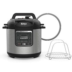 Ninja Instant Cooker, 1000-Watt Pressure Cooker, Slow Cooker, Multi Cooker, and Steamer with 6-Q ...