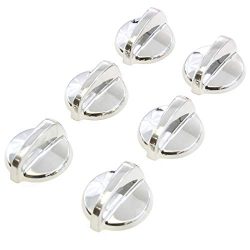 Red Hound Auto 6 Range Top Surface Burner Knobs Replacement Compatible with General Electric Hot ...